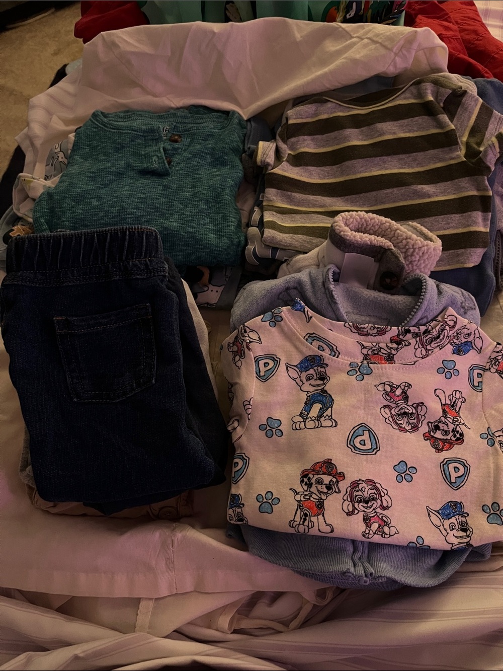 Baby clothes, tops, pants and onesies